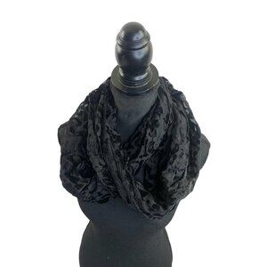 Dressbarn Women's Black Wrap Scarf